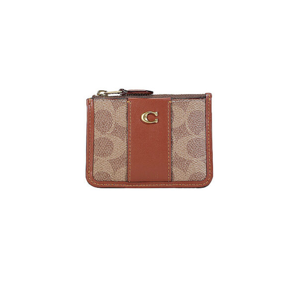 COACH Geldbörse SIGNATURE ESSENTIAL MINI braun