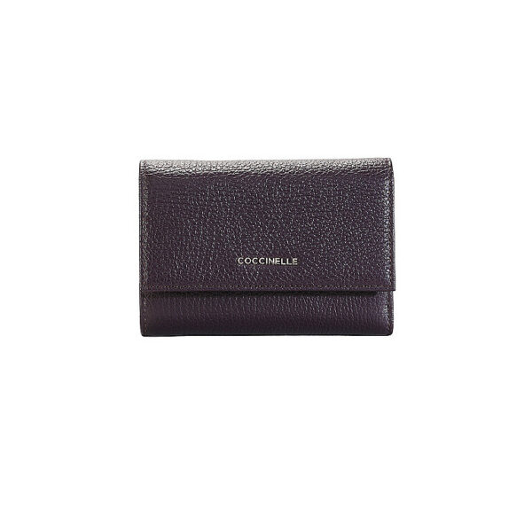 COCCINELLE Geldbörse METALLIC SOFT beere