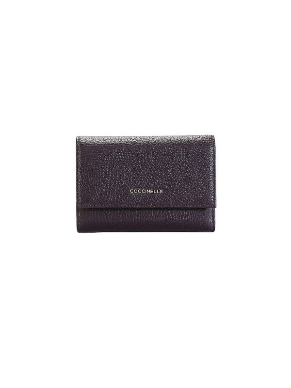 COCCINELLE Geldbörse METALLIC SOFT beere