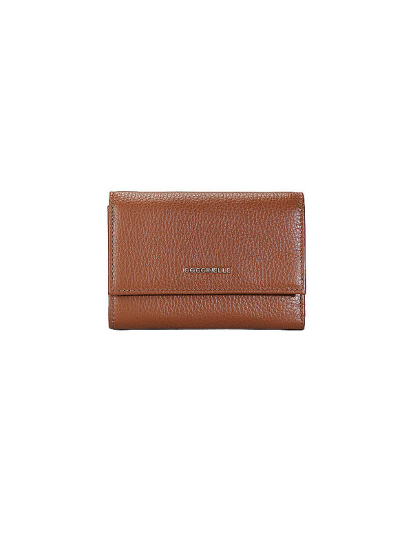 COCCINELLE Geldbörse METALLIC SOFT camel