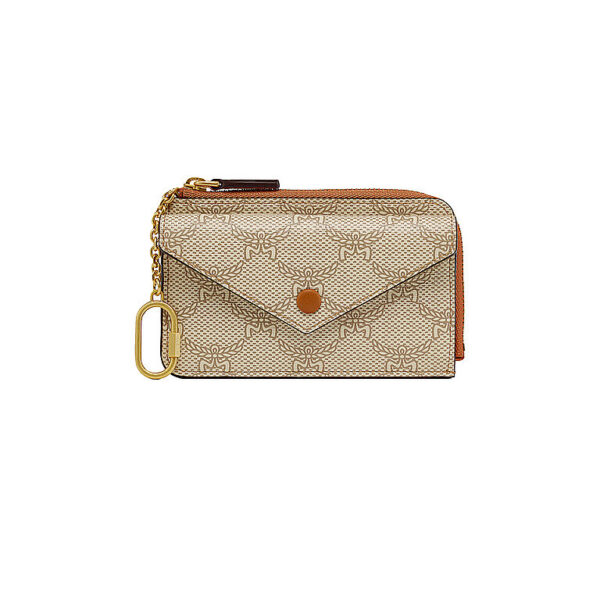 MCM Geldbörse - Kartnetui LAURETOS beige