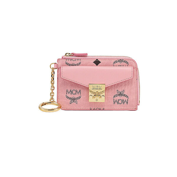 MCM Geldbörse TRACY CARD CASE Mini rosa