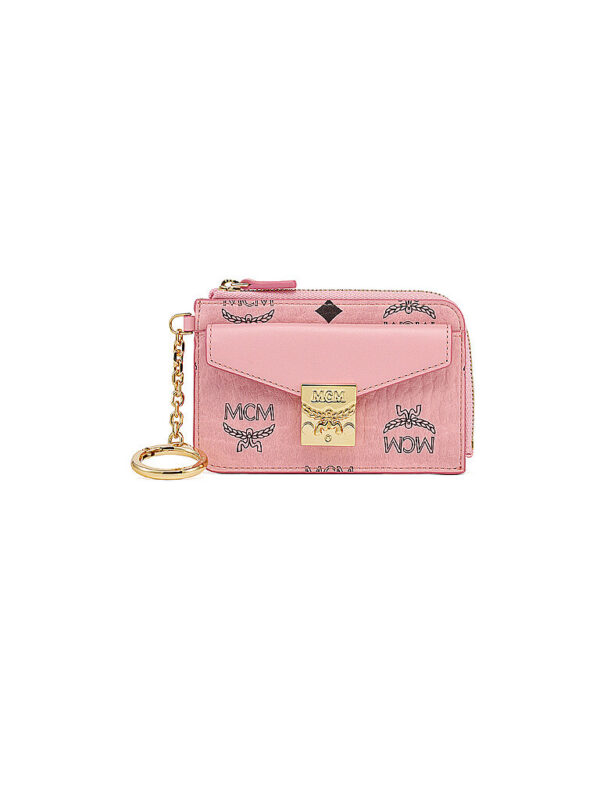 MCM Geldbörse TRACY CARD CASE Mini rosa