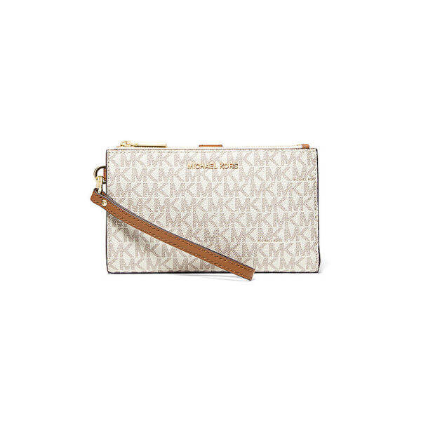 MICHAEL KORS Geldbörse JET SET creme