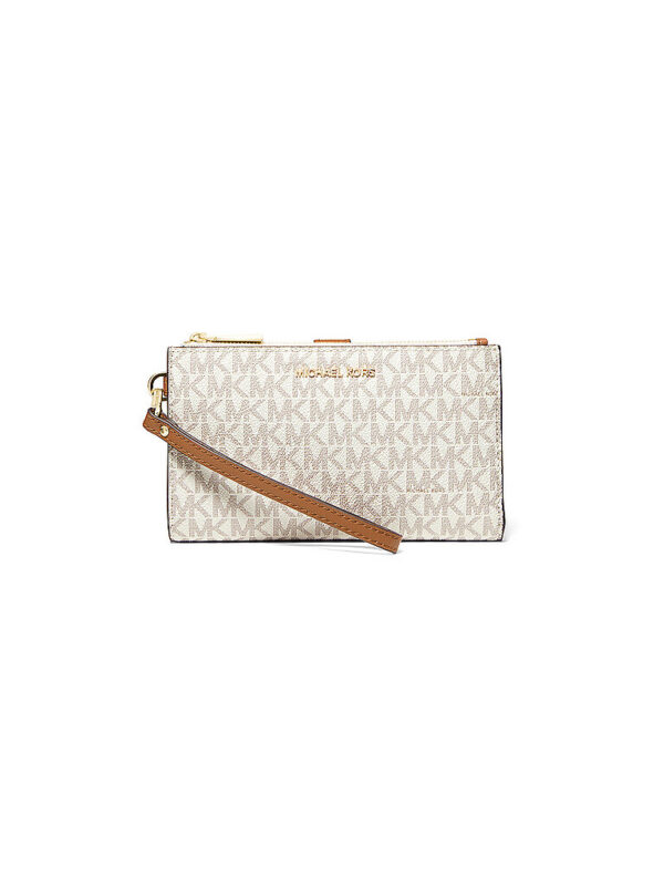 MICHAEL KORS Geldbörse JET SET creme