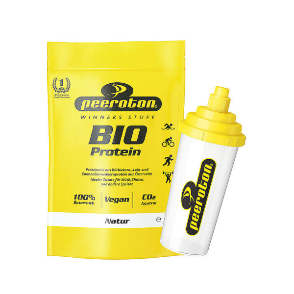 PEEROTON BIO Vegan Protein Pulver Mix 500g Natur bunt