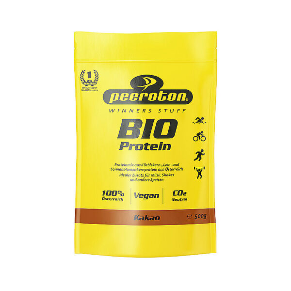 PEEROTON Bio Proteinpulver 500g Kakao bunt