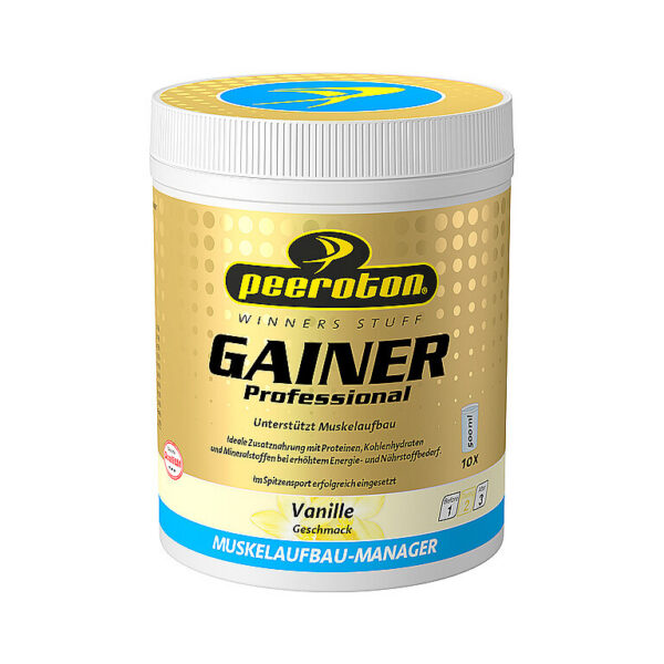 PEEROTON GAINER Professional myprotein Shake Vanille 600g bunt