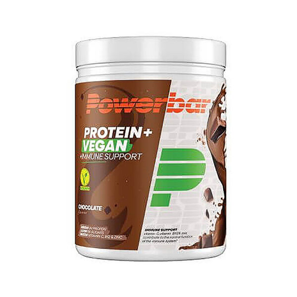 POWER BAR Getränkepulver Protein+Vegan Immune 570g Schokolade weiss