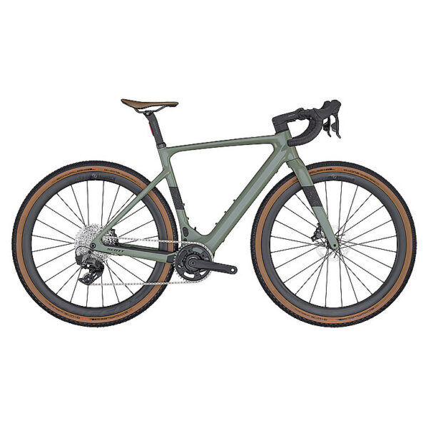 SCOTT E-Gravelbike Solace Gravel eRIDE 20 grün | 54CM