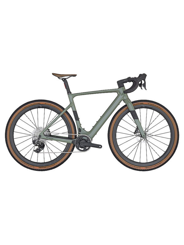 SCOTT E-Gravelbike Solace Gravel eRIDE 20 grün | 54CM