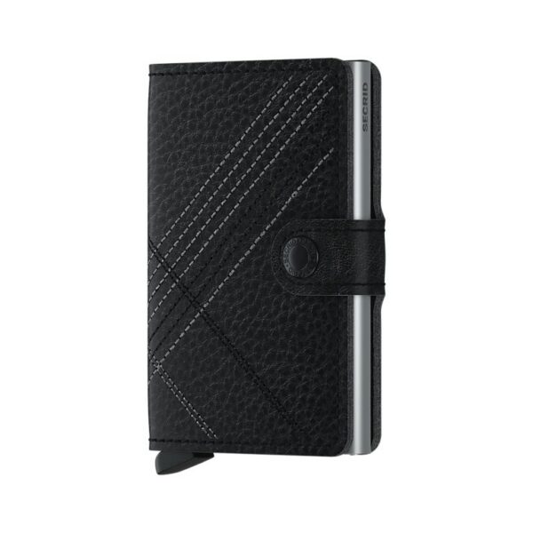 SECRID Geldbörse - Miniwallet Linea Mini Black schwarz