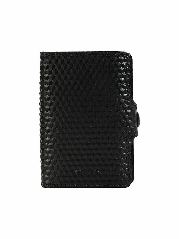 SECRID Geldbörse - Twinwallet CUBIC schwarz